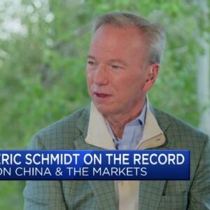 I don't want to use Chinese platform technologies, says former Google CEO Eric Schmidt