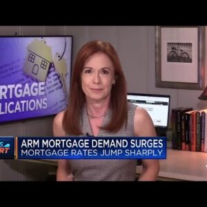 Adjustable-rate mortgage demand surges as interest rates jump sharply