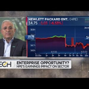 The challenge across our industry continues to be supply availability, says HPE CEO