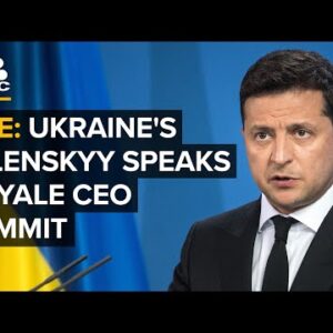 LIVE: Ukrainian President Zelenskyy addresses CEOs at Yale summit — 6/8/2022