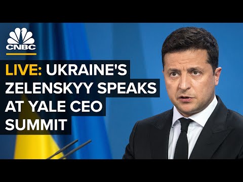 LIVE: Ukrainian President Zelenskyy addresses CEOs at Yale summit — 6/8/2022