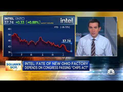 Intel says fate of new Ohio factory depends on Congress passing CHIPS Act