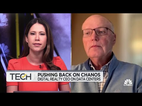 Jim Chanos may not be aware demand has never been stronger for data centers, says Digital Realty CEO
