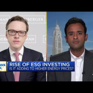 ESG movement has a 'deep seeded conflict of interest,' says Vivek Ramaswamy