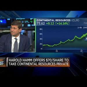 Harold Hamm offers $70 per share to take Continental Resources private