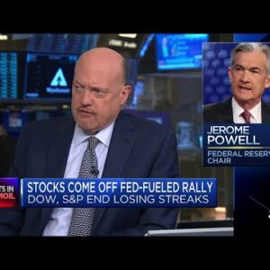 Jim Cramer reacts to the Fed's 75 basis point interest rate hike