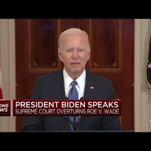 Today the Supreme Court took away a constitutional right from the American people, says Pres. Biden