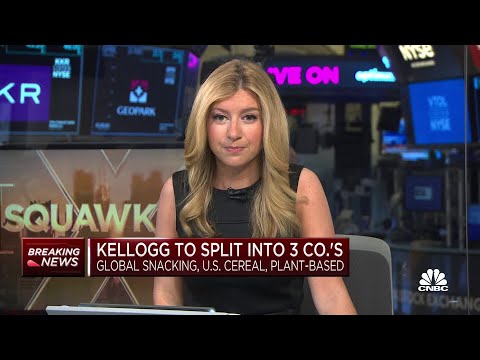 Kellogg to split into three public companies