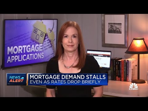 Mortgage demand stalls even as rates drop briefly