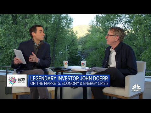 We are in an epic transition from a fossil fuel economy to a clean energy economy, says John Doerr