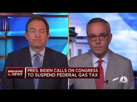 President Biden calls on Congress to suspend federal gas tax
