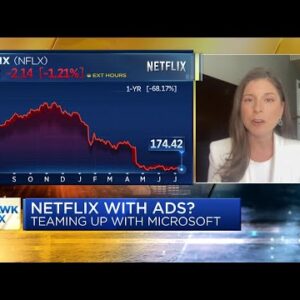 Axios' Sara Fischer breaks down Netflix ad-supported tier and a potential team up with Microsoft