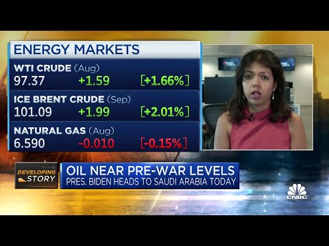 WTI price target estimated to be around $130 by year-end, says Energy Aspects' Amrita Sen