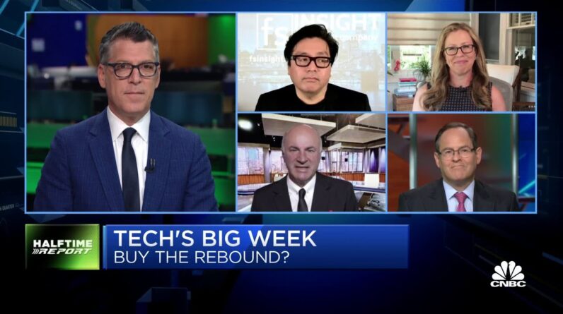 The 'Halftime Report' investment committee weighs in on buying big cap tech