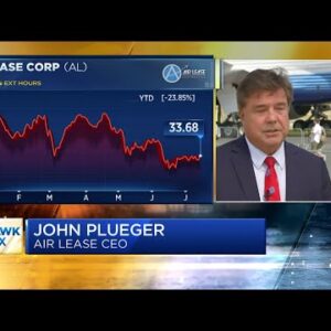 Airplane shortages will last a couple of years, says Air Lease CEO John Plueger