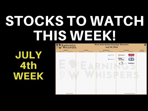 Stocks To Watch This Week Earnings Whispers | Major Stocks: Levi And WD-40 Company