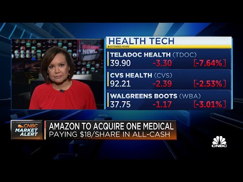 Amazon to acquire One Medical for roughly $3.9 billion