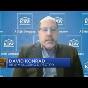 David Konrad: The financials trade has been largely oversold