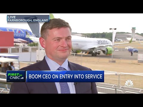 We'll see increased flow in the order book over next 12-18 months, says Boom Supersonic CEO