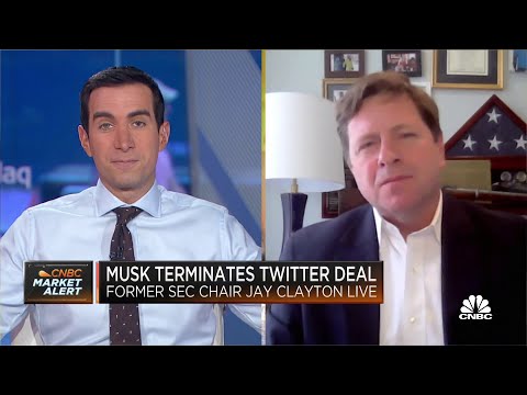 Former SEC Chairman weighs in on Elon Musk's move to end Twitter deal