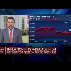 Inflation core is too high: White House economist Brian Deese