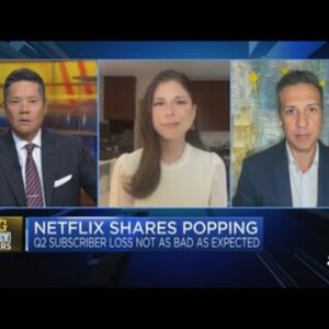 Sara Fischer, James Cakmak on Netflix's growth prospects following Q2 earnings