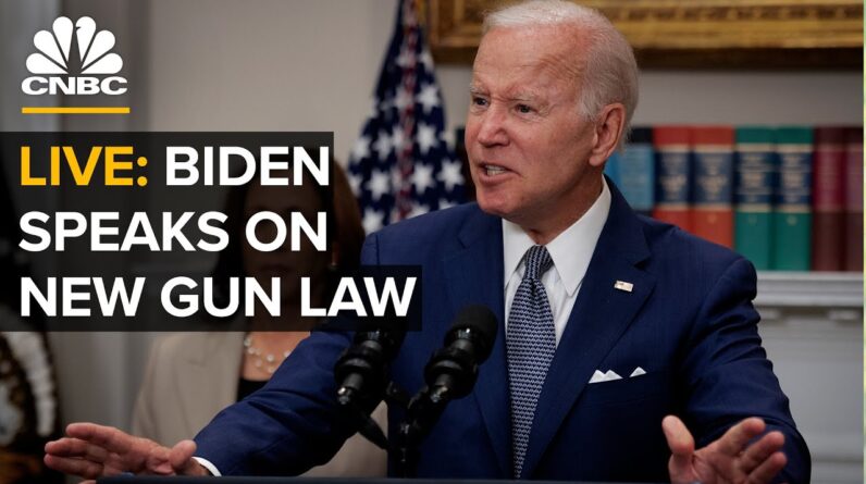 LIVE: Biden hosts an event on the passage of new gun legislation to reduce gun violence — 7/11/2022