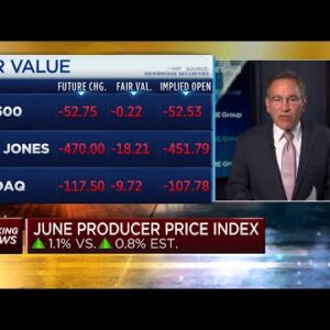 Producer prices rise 1.1 percent in June, faster than expected