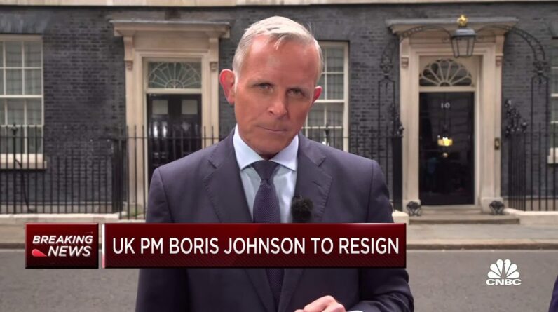 UK Prime Minister Boris Johnson expected to resign